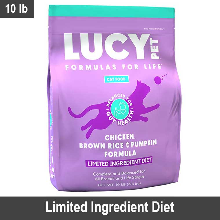 Chicken, Brown Rice & Pumpkin Cat Food 10 lb
