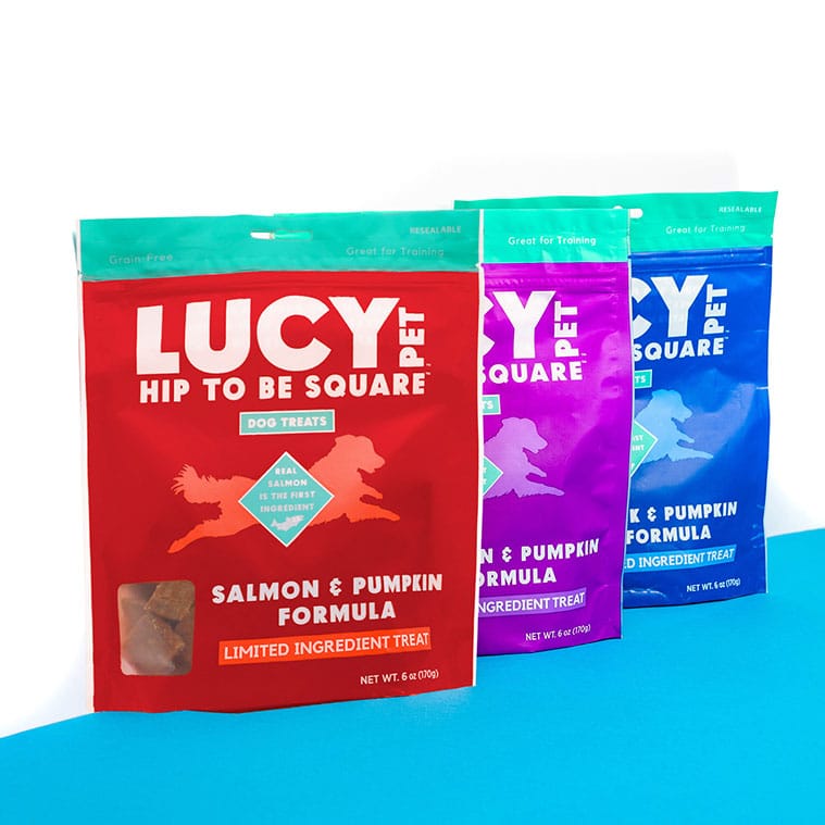 Hip to Be Square™ Salmon and Pumpkin Dog Treats - Image 4