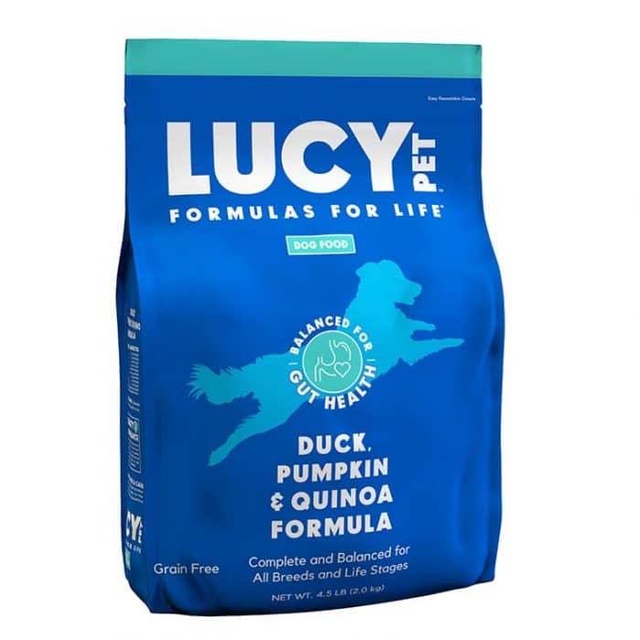 Lucy Pet Duck, Pumpkin, and Quinoa 4.5lb bag
