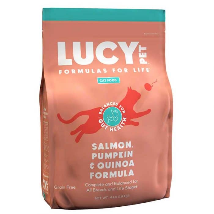 Lucy Pet Salmon, Pumpkin, and Quinoa Cat 4lb bag