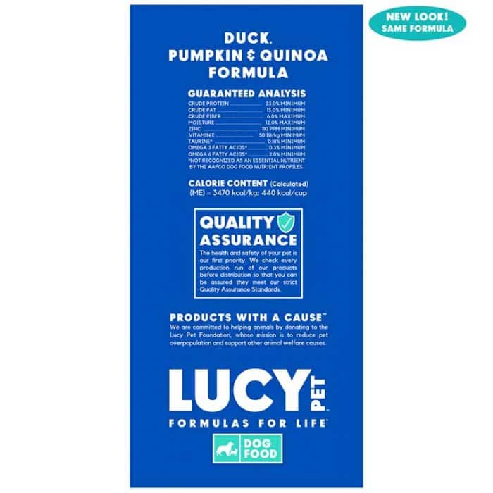 Duck, Pumpkin and Quinoa Dog Food 25 lb - Image 3