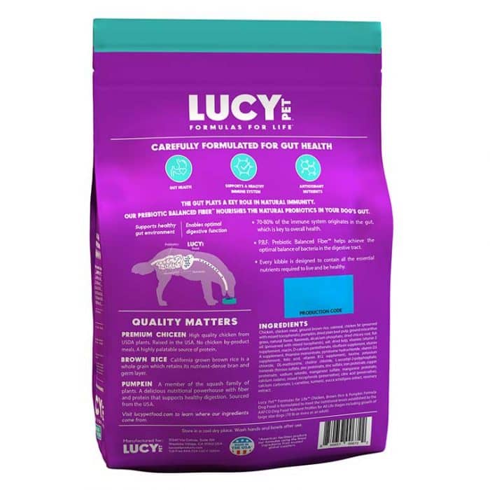 Chicken, Brown Rice & Pumpkin Limited Ingredient Diet Formula Dog Food-Exclusive Gut Health Formula - Image 2