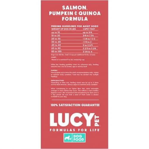 Best SalmonBased, GrainFree Dog Food w/ Pumpkin & Quinoa Lucy Pet Foods