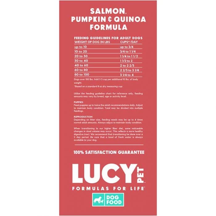 Salmon, Pumpkin and Quinoa Dog 25 lb - Image 3
