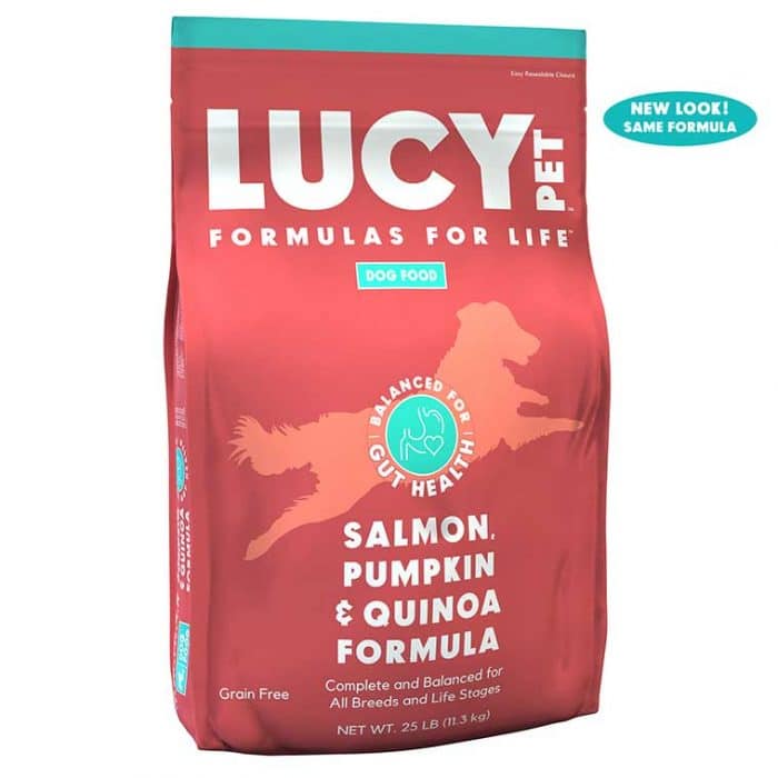 Lucy Pet Salmon, Pumpkin, and Quinoa Dog 4.5lb bag