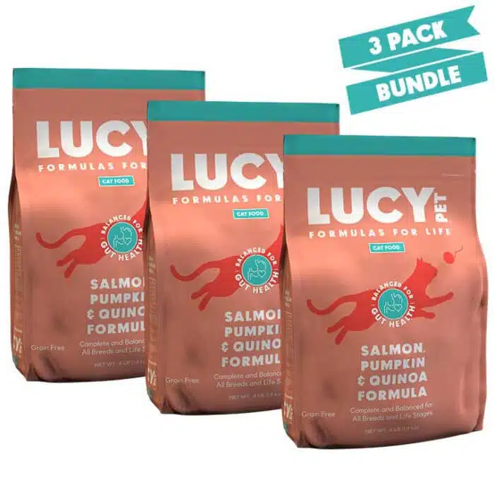 Lucy Pet® Salmon Pumpkin & Quinoa Dry Cat Food- 3 Pack