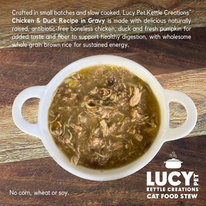 Kettle Creations® Chicken and Duck Cat Recipe in Gravy- Case of 12 - Image 4
