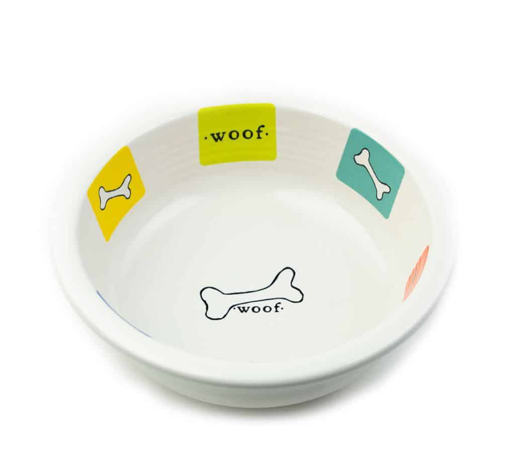 fiesta dog bowl