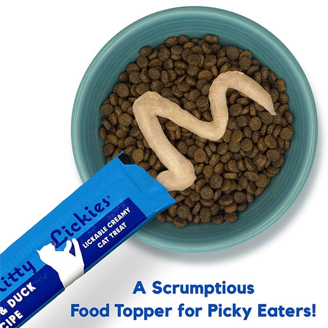Kitty Lickies chicken and duck Recipe a tasty food topper