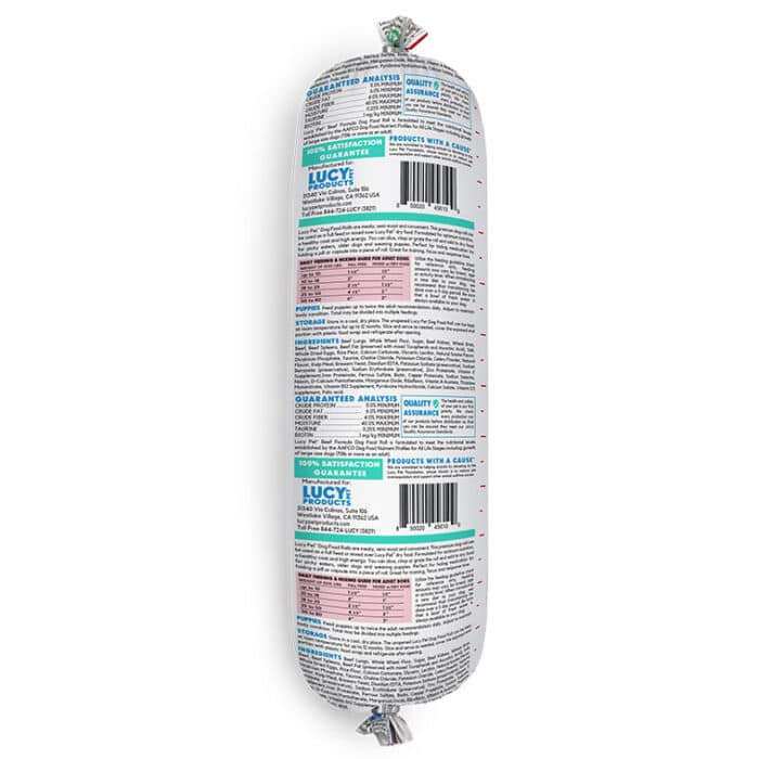 Lucy Pet® Original Recipe™ Beef Formula Dog Food Roll 2.75 oz - bundle of 6 - Image 5