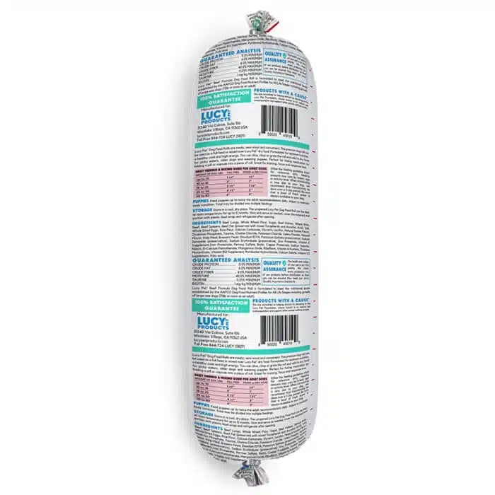 Lucy Pet® Original Recipe <br> Beef Formula Dog Food Roll 2.75 oz - bundle of 6</br> - Image 5