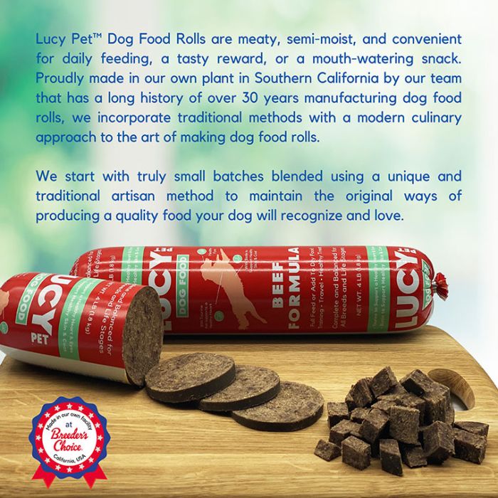 Lucy Pet® Original Recipe™ Beef Formula Dog Food Roll 2.75 oz - bundle of 6 - Image 9