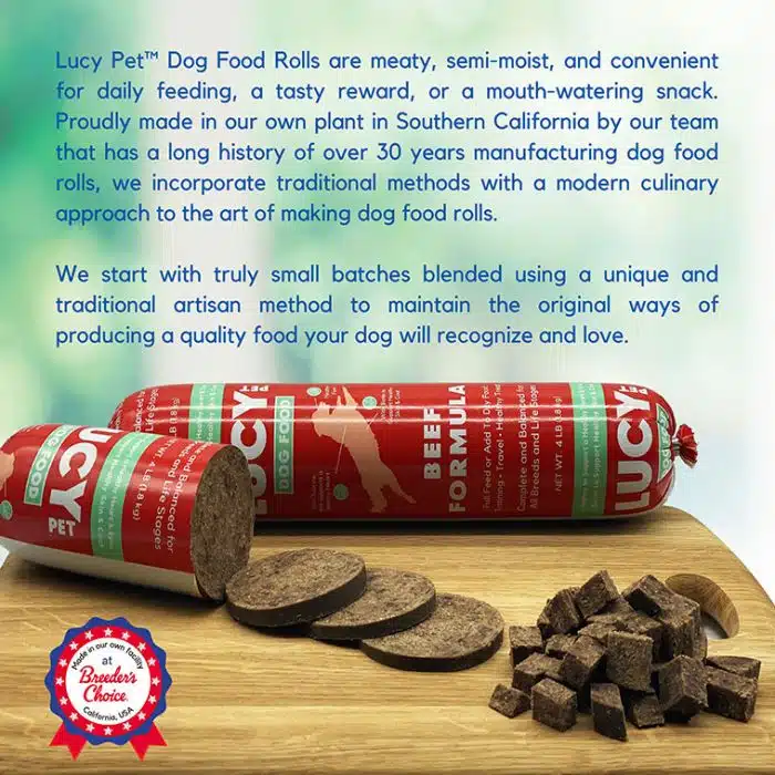 Lucy Pet® Original Recipe <br> Beef Formula Dog Food Roll 2.75 oz - bundle of 6</br> - Image 9