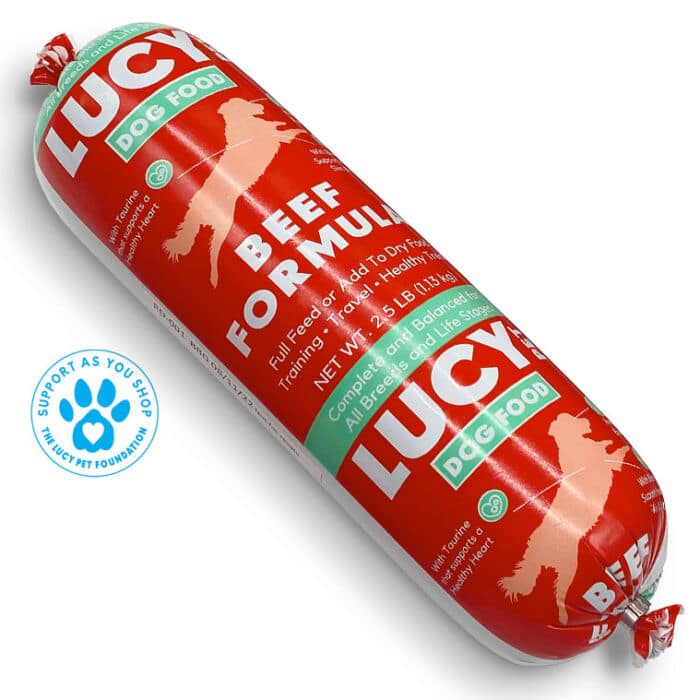 Lucy Pet™ Beef Formula Dog Food Roll 2.5 lb