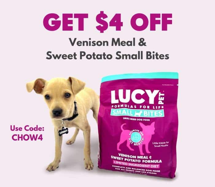 Venison Meal and Sweet Potato Limited Ingredient Diet Dog Food- SMALL BITES 4.5 LB - Image 2