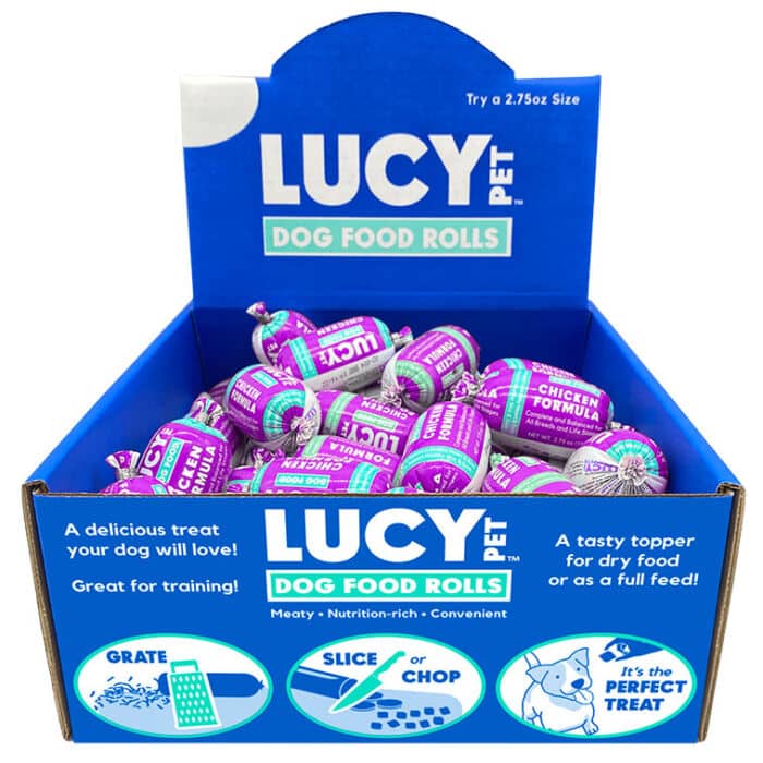 Lucy Pet® Original Recipe™ Chicken Formula Dog Food Roll 2.75 oz – Box of 36