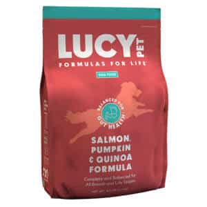 Salmon and Pumpkin Dry Dog food by Lucy Pet