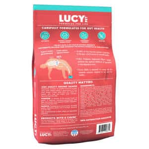 Salmon and Pumpkin Dry Dog food by Lucy Pet
