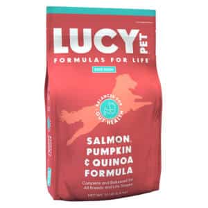 Salmon and Pumpkin Dry Dog food by Lucy Pet