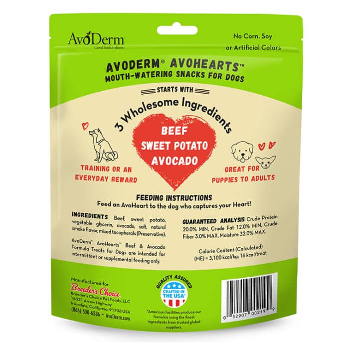 AVODERM® AVOHEARTS™ Beef & Avocado Formula - Image 2