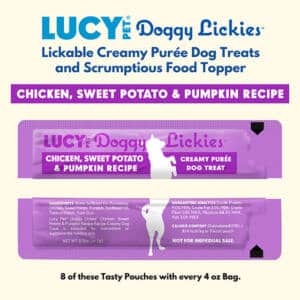 Doggy Lickies Chicken, sweet potato and Pumpkin recipe