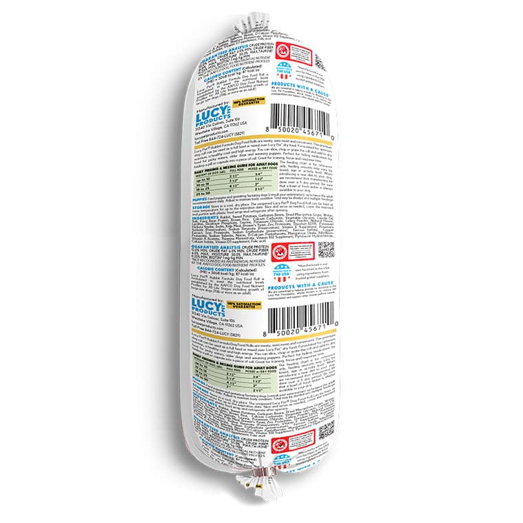 Lucy Pet® Rabbit Formula Dog Food Roll 1lb - Image 3