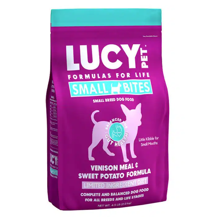 Venison Meal and Sweet Potato Limited Ingredient Diet Dog Food- SMALL BITES 4.5 LB