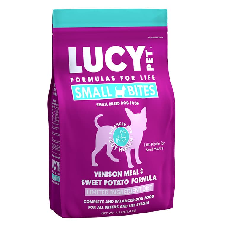 Venison Meal and Sweet Potato Limited Ingredient Diet Dog Food- SMALL BITES 4.5 LB