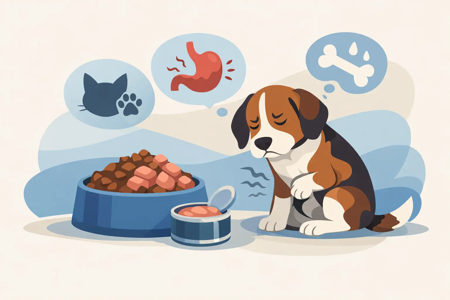 Can Cat Food Upset a Dog's Stomach?