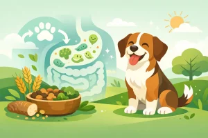 How Prebiotic Fiber Helps Dogs Stay Well