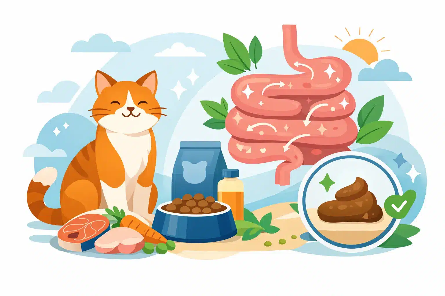Healthy Stool Cat Food for Better Digestion